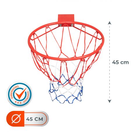 Arceau de basket rouge diamètre 45cm - BUMBER - Malibu