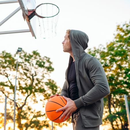 Ballon de basket orange taille 7 - BUMBER - Bronx