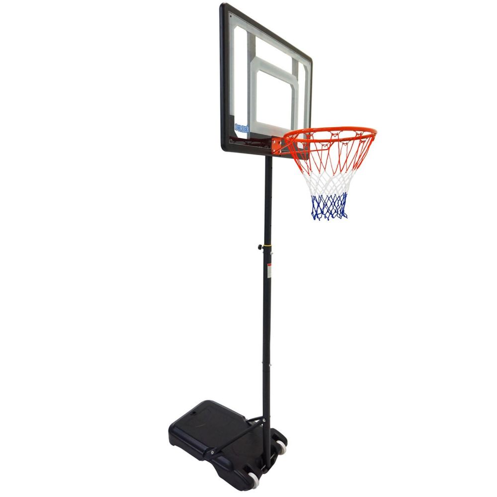 KOMFOTTEU Panier de Basket-Ball en PE et PVC pour l'Extérieur, 6 Niveaux de  Hauteur réglables 260-305 cm, Support de Basket-Ball Portable Mobile, Base  de Basket-Ball, pour Enfants et Adultes : : Sports