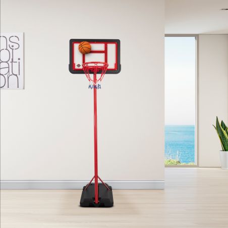 Panier de basket enfant 105 à 165 cm - Mobile + Réglable