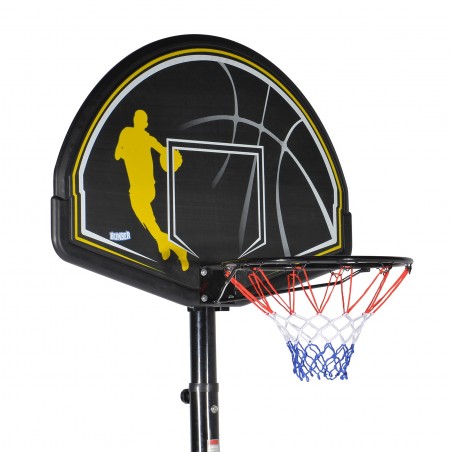 Panier de Basket sur Pied Mobile avec Ajustement Télescopique "Washington" Hauteur Réglable 2.45m à 3.05m
